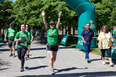 Fotos de la X Marcha contra el Cáncer en Pamplona.