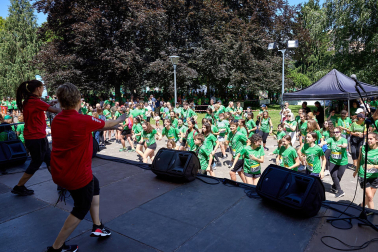 Fotos de la X Marcha contra el Cáncer en Pamplona.