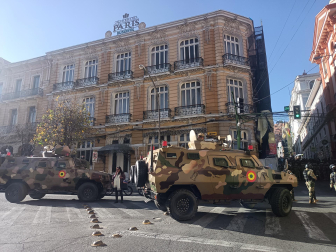 Fotos del intento de golpe de Estado en Bolivia. /