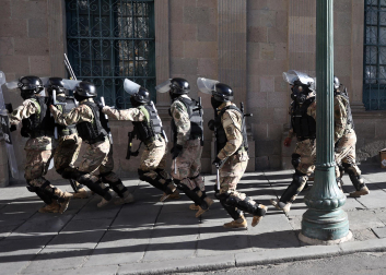 Fotos del intento de golpe de Estado en Bolivia. /