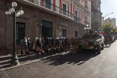 Fotos del intento de golpe de Estado en Bolivia. /