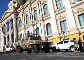 Fotos del intento de golpe de Estado en Bolivia. /