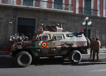 Fotos del intento de golpe de Estado en Bolivia. /