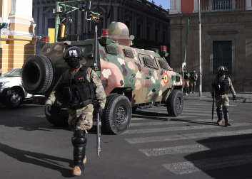 Fotos del intento de golpe de Estado en Bolivia. /