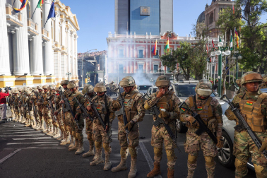 Fotos del intento de golpe de Estado en Bolivia. /