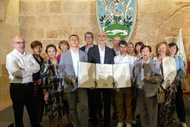Gala de entrega del Premio Príncipe de Viana de la Cultura 2024 a Alfredo Sanzol