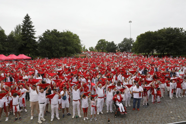 Fotos del chupinazo 2024 de San Fermín en la Plaza de los Fueros