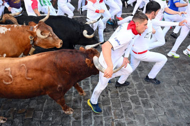 Cuesta del callejón a la entrada de la plaza de toros para los toros de La Palmosilla