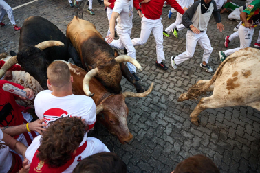Los toros de La Palmosilla enfilan la Curva de Telefónica
