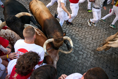 Los toros de La Palmosilla enfilan la Curva de Telefónica