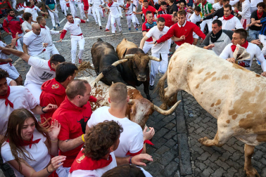 Los toros de La Palmosilla enfilan la Curva de Telefónica