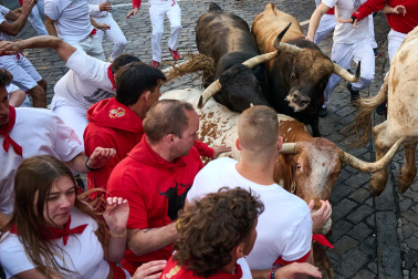 Los toros de La Palmosilla enfilan la Curva de Telefónica
