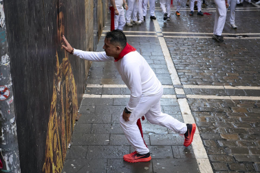 Encierro de La Palmosilla en el tramo de Estafeta