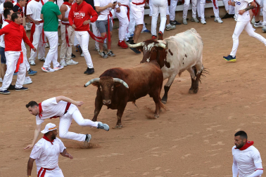 Mozo arrollado en la plaza