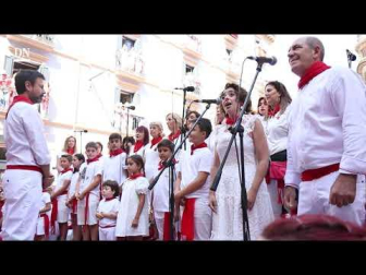 Uno de los momentos más emocionantes de la procesión de San Fermín