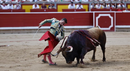 Diego Urdiales, con el primero de la tarde