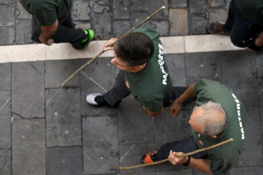 Momentos antes del segundo encierro de San Fermín 2024. |