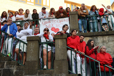 Momentos antes del segundo encierro de San Fermín 2024. |