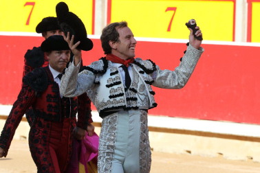 Fotos de la corrida de toros de Cebada Gago en la Feria de San Fermín 2024./