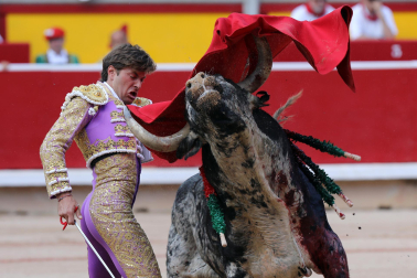 Fotos de la corrida de toros de Cebada Gago en la Feria de San Fermín 2024./