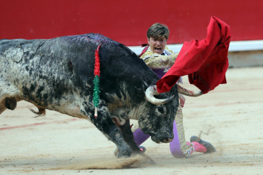 Fotos de la corrida de toros de Cebada Gago en la Feria de San Fermín 2024./