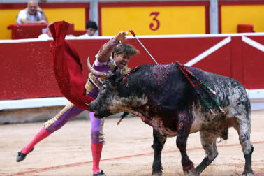 Fotos de la corrida de toros de Cebada Gago en la Feria de San Fermín 2024./