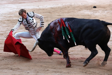 Fotos de la corrida de toros de Cebada Gago en la Feria de San Fermín 2024./