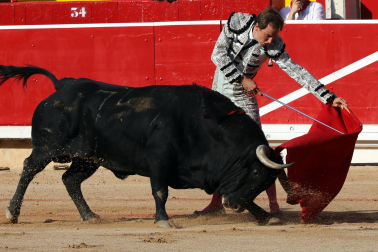 Fotos de la corrida de toros de Cebada Gago en la Feria de San Fermín 2024./