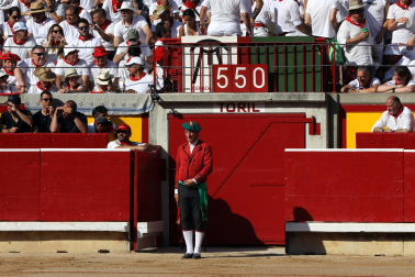 Fotos de la corrida de toros de Cebada Gago en la Feria de San Fermín 2024./