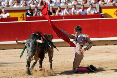 Fotos de la corrida de toros de Cebada Gago en la Feria de San Fermín 2024./