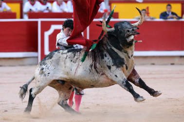 Fotos de la corrida de toros de Cebada Gago en la Feria de San Fermín 2024./