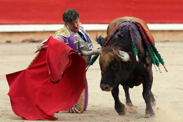 Fotos de la corrida de toros de Cebada Gago en la Feria de San Fermín 2024./