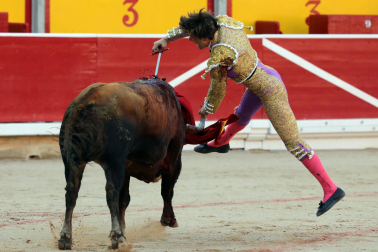 Fotos de la corrida de toros de Cebada Gago en la Feria de San Fermín 2024./