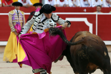 Fotos de la corrida de toros de Cebada Gago en la Feria de San Fermín 2024./