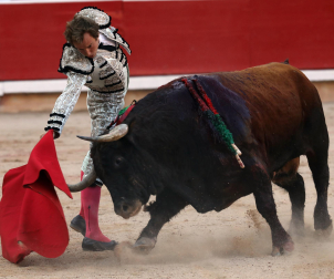Fotos de la corrida de toros de Cebada Gago en la Feria de San Fermín 2024./