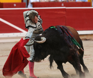Fotos de la corrida de toros de Cebada Gago en la Feria de San Fermín 2024./
