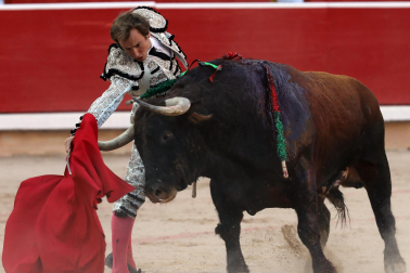 Fotos de la corrida de toros de Cebada Gago en la Feria de San Fermín 2024./