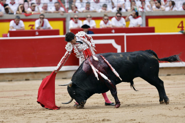 Fotos de la corrida de toros de Victoriano del Río en la Feria de San Fermín 2024.