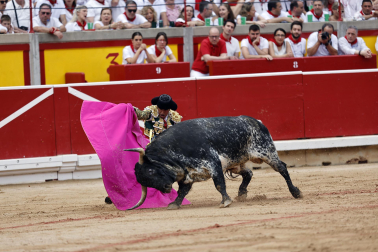 Fotos de la corrida de toros de Victoriano del Río en la Feria de San Fermín 2024.