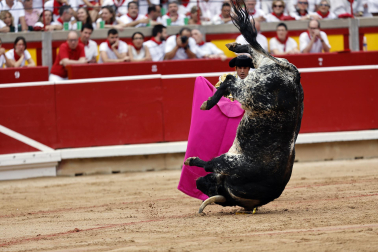 Fotos de la corrida de toros de Victoriano del Río en la Feria de San Fermín 2024.