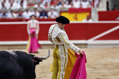 Fotos de la corrida de toros de Victoriano del Río en la Feria de San Fermín 2024.