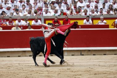 Fotos de la corrida de toros de Victoriano del Río en la Feria de San Fermín 2024.