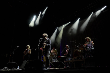 Foto del concierto de Gorka Urbizu en San Fermín./