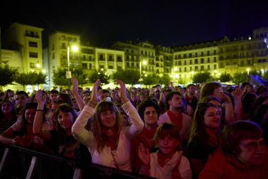 Foto del concierto de Gorka Urbizu en San Fermín./