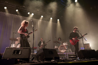 Foto del concierto de Gorka Urbizu en San Fermín./
