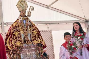 Fotos de la ofrenda floral a San Fermín en los Sanfermines de 2024.