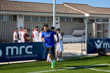 Fotos del primer entrenamiento de Osasuna en Tajonar, este miércoles 10 de julio.