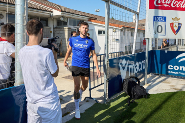 Fotos del primer entrenamiento de Osasuna en Tajonar, este miércoles 10 de julio.