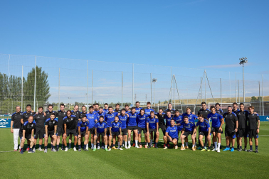 Fotos del primer entrenamiento de Osasuna en Tajonar, este miércoles 10 de julio.