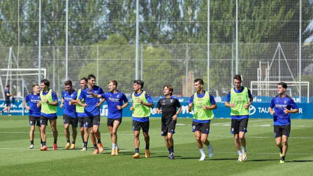Fotos del primer entrenamiento de Osasuna en Tajonar, este miércoles 10 de julio.